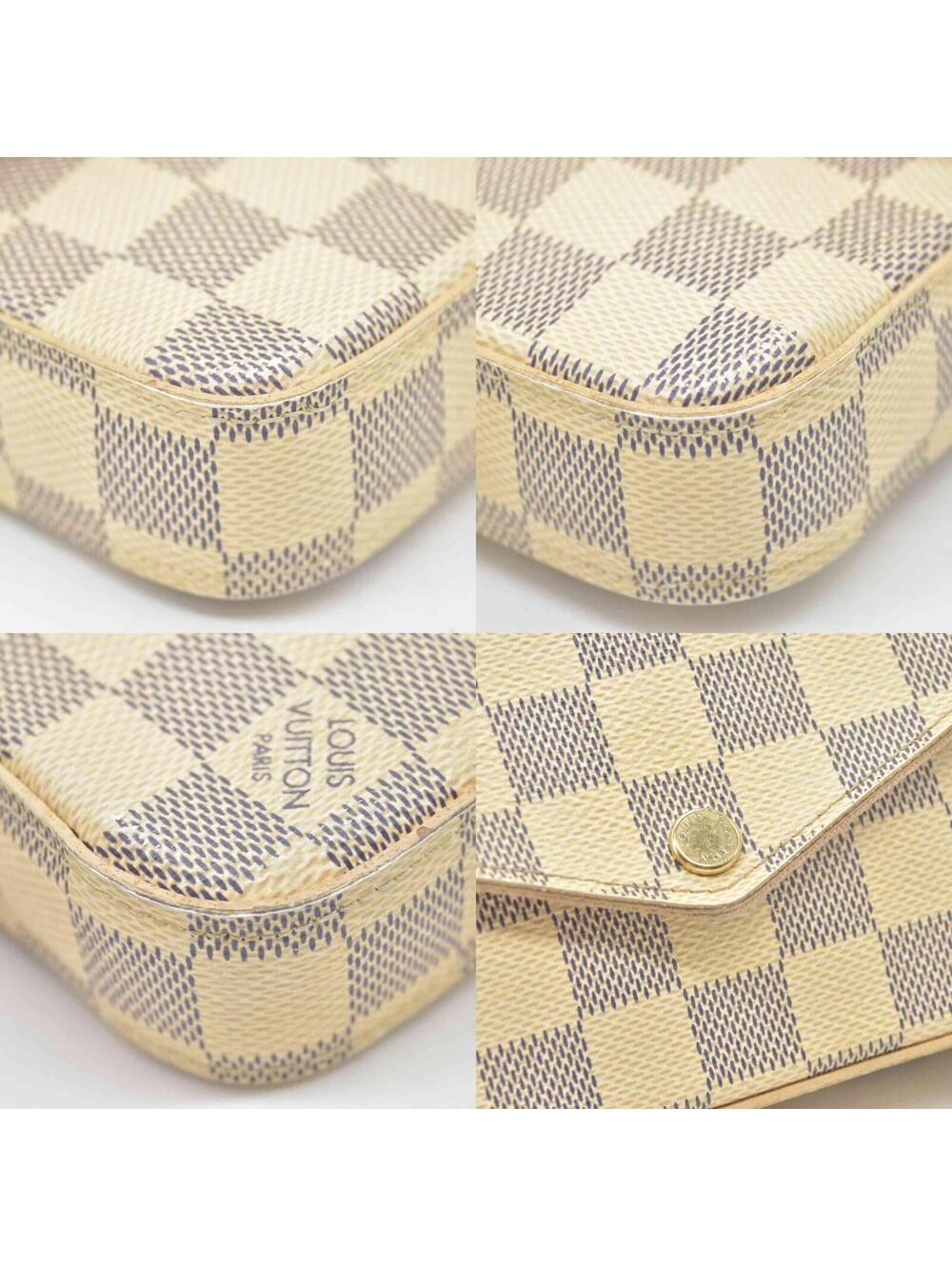 Louis Vuitton Damier Azur Pochette Felicie Crossbody MI5107 - Picture 11 of 15